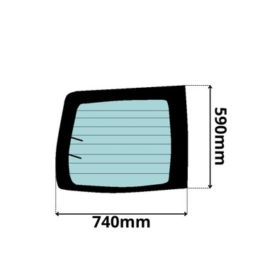 фото thumb №1, Стекло задняя зад левая w дверь vw caddy iii 3 2004- 0270