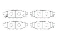 фото thumb №1, Breck тормозные колодки тормозные subaru brz 2.0