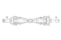 Привідний вал привідна bmw 5 f10/f11 10- /задня, ліва/ Ціна, фото thumb