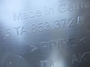 фото thumb №5, Планка пороговая правая 5ta853372a vw touran ii 15-