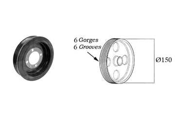 фото thumb №1, Sasic колесо ременное вала коленчатого opel astra h astra h gtc astra j
