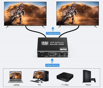 РАЗДЕЛИТЕЛЬ HDMI 2.0 1x2 4K UHD HDCP 2.2 Разветвитель