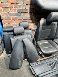 фото thumb №9, Bmw 5 f11 заднє сидіння сидіння обшивки шкіра dakota czarna комплект версія angielska