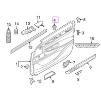 фото thumb №6, Гайка крепление обивка дверь bmw f12 f20 f30
