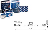 фото thumb №1, Шланг тормозной elast. hyundai accent iii kia ri