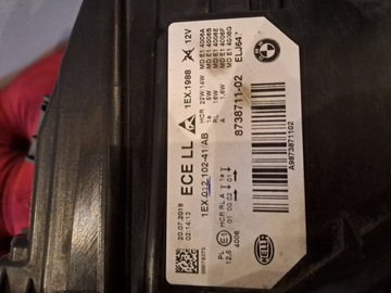 фото thumb №6, Bmw 3 f30 рестайлинг лампа левая перед полный led