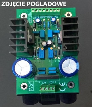 Печатная плата симметричного источника питания LM317 LM337 DIY