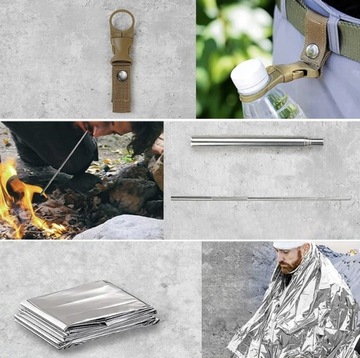 ZESTAW survivalowy PRZETRWANIA przeżycia plecak wojskowy 45L taktyczny XXL