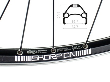 Колеса 26 Rodi Novatec 361/362 V-brake 32