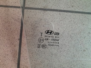 фото thumb №2, Hyundai veloster ii 2019-22r скло двері перед передня права