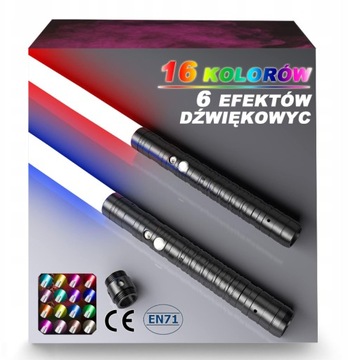 ЗВЕЗДНЫЕ ВОЙНЫ СВЕТОВОЙ МЕЧ СВЕТОДИОДНЫЙ ЗВУК ДВОЙНОЙ МЕЧ 16RGB