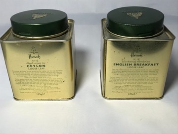 Металлические контейнеры для чая Harrods, 2 шт.