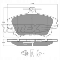 фото thumb №2, Tomex tx 14-03 набір гальмівних колодок гальмівних, гальма дискові