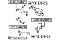 фото thumb №1, Втулка подшипник рычага febest 527203k050 551182b00