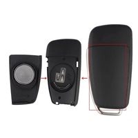 фото thumb №7, Ключ корпус pilot audi a2 a3 a4 a6 a8 q3 q5 q7 tt dwa ключі