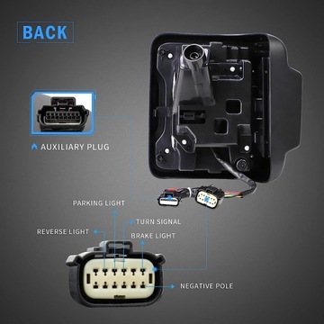 фото thumb №9, Лампа лампи червоний європа комплект led vland jeep wrangler jl 2018-2023