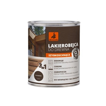 Lakierobejca do drewna 700ml PALISANDER DRAGON