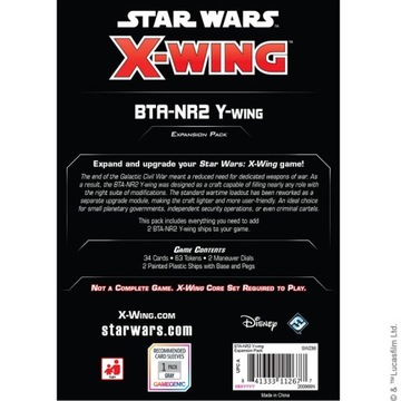 X-Wing Figure Game (2-е изд.): BTA-NR2 Y-Wing [ENG]