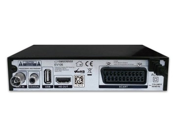 DVB-T2 ДЕКОДЕР ТЮНЕР + АНТЕННА ТЕЛЕВИЗОР HEVC H.265