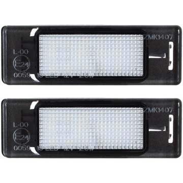 фото thumb №1, Citroen c2 c3 c4 c5 c6 berlingo лампочки led номерного знака регистрационный