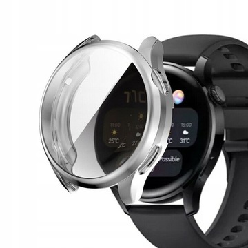 ЧЕХОЛ ИЗ МЕТАЛЛИЧЕСКОГО СИЛИКОНА ДЛЯ HUAWEI WATCH 3 PRO