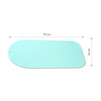 Babyono нескользящий коврик для ванной с присосками 55 x 35 см мятный