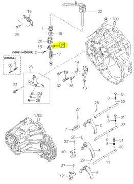 фото thumb №8, Винт контроллера коробки kia carnival 0k55217495