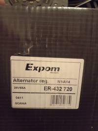Купить Генератор scania 113 24v 55a expom, фото thumb