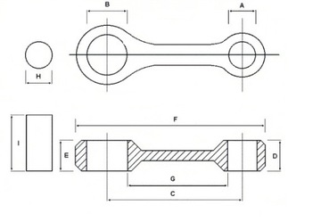 Шатун (шатуны) TGB 550 ATV MT2212034