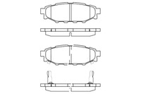 фото thumb №1, Remsa тормозные колодки тормозные subaru brz 2.0