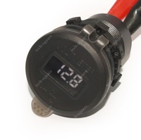 фото thumb №13, Роз'єм заряджання usb 2x qc3.0 36w + pd 55w 12-24v woltomierz