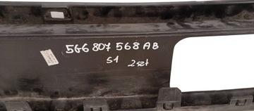 фото thumb №6, Vw golf vii 7 рестайлинг gti 16- спойлер накладка бампера задняя зад 5g6807568ab