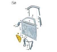 фото thumb №1, Заглушка дверь правый-передний vw t-roc oe: 2ga837916b