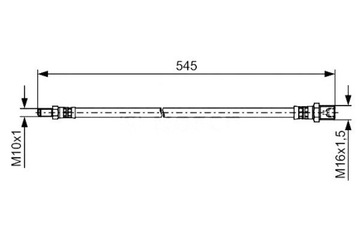 фото thumb №2, Bosch шланг тормозной гибкий iveco daily iv 06