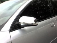 фото thumb №15, Накладки na зеркало хром audi a3 8p a4 b6 a4 b7 a6 c6 быстрый монтаж p+l