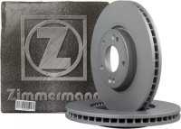 фото thumb №1, Zimmermann гальмівні диски+ гальмівні колодки перед kia carens iv 300mm