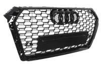 фото thumb №1, Audi a4 b9 16- решётка радиатора решётка радиатора чёрный блеск plaster соты