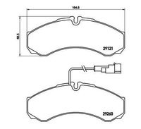 фото thumb №1, Brembo гальмівні колодки гальмівні iveco daily ii box