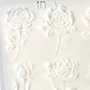 20 шт. пустые трафареты для рисования цветов DIY украшения многоразовые наборы для рукоделия