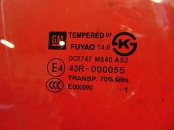 фото thumb №2, Chevrolet orlando скло двері права перед передня