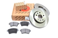 фото thumb №1, Набор тормозные диски тормозные 294mm + тормозные колодки задняя vw multivan t5 2003-2009r.