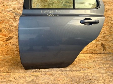 фото thumb №6, Двері задні ліві лівий зад nissan micra k12 рестайлінг код фарби: b52g