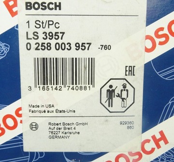 фото thumb №12, Bosch лямбда-зонд 3-przew. 0258003957