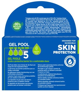 Wilkinson Hydro 5 чувствительный лезвие для мужской бритвы 4 ПК