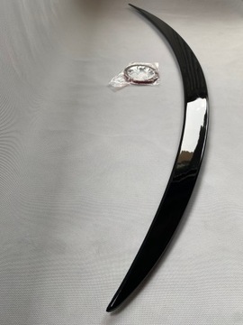 фото thumb №12, Спойлер спойлер спойлер накладка mercedes w205 sedan чорний блиск