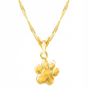 Ожерелье-цепочка из золота 925 пробы Dog's Paw Dog