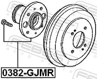 фото thumb №2, Ступиця задня 0382-gjmr febest ступиця колеса