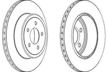 фото thumb №1, Диски гальмівні 2szt. chrysler 300 c 300c lancia