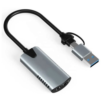 ВИДЕОГРАББЕР HDMI РЕГИСТРАТОР ИЗОБРАЖЕНИЙ USB 4K OBS КАРТА ПОТОКОВОГО ЗАХВАТА ПК