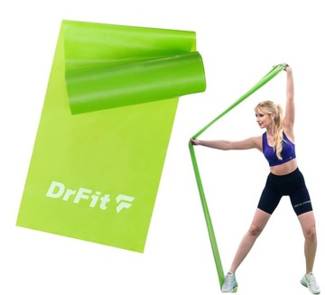 DRFIT TAŚMA DO REHABILITACJI I ĆWICZEŃ GUMA LATEKSOWA OPOROWA 2,2 KG